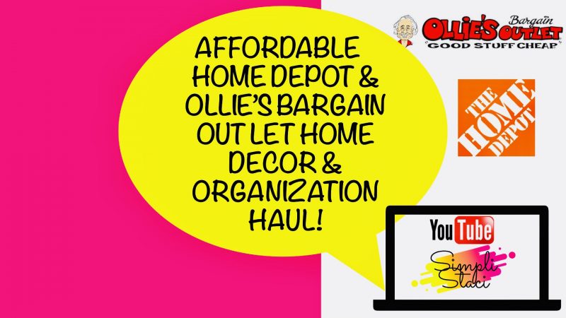 Affordable Home Decor and Patio Decor Haul: Home Depot & Ollie’s Bargain Outlet!
