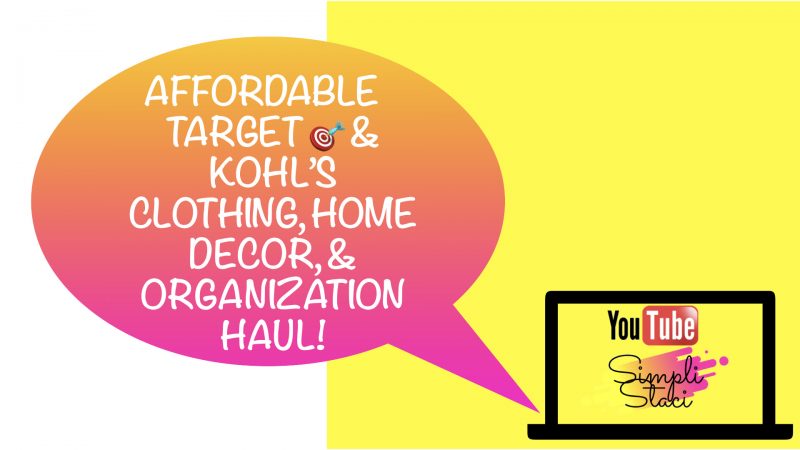 Affordable Clothing, Home Decor, and Patio Decor Haul: Target & Kohl’s
