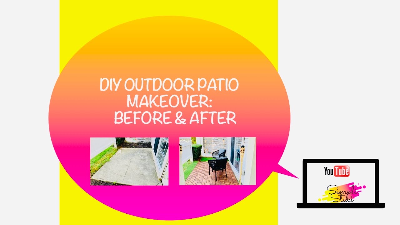 DIY Outdoor Patio Makeover: Before & After