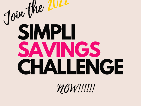 2022 SIMPLI SAVINGS CHALLENGE: Save $10K in 12 Months