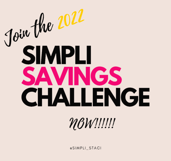 2022 SIMPLI SAVINGS CHALLENGE: Save $10K in 12 Months