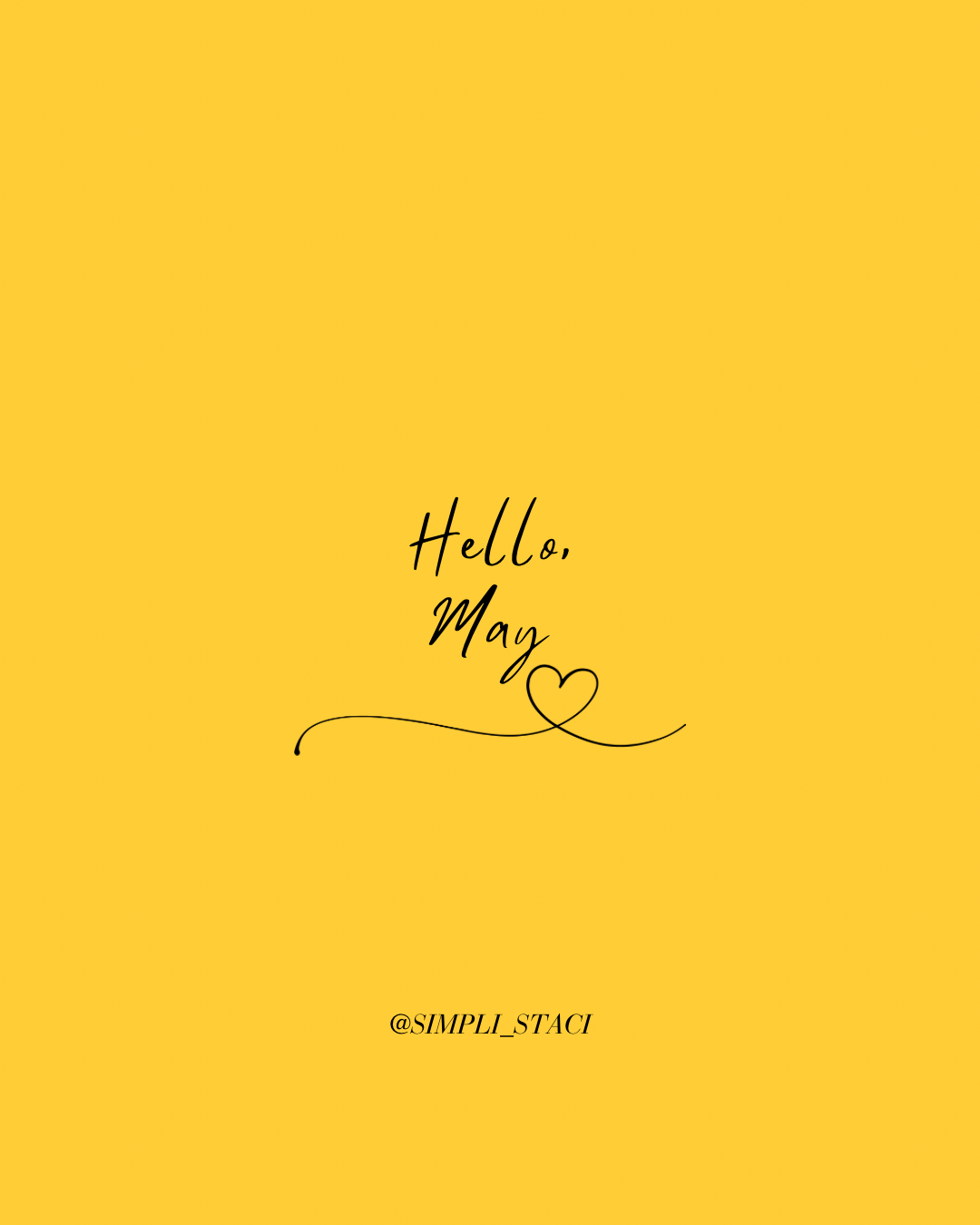 Hello May!