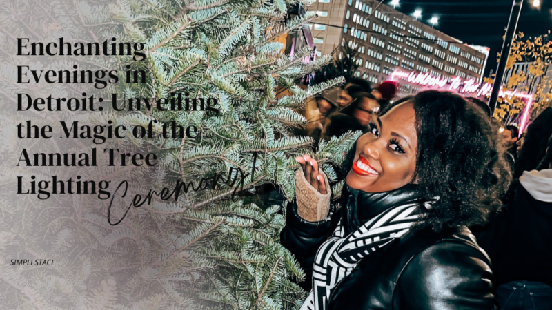 Lighting Up the Holiday Spirit: A Magical Evening at Detroit’s Tree Lighting Ceremony